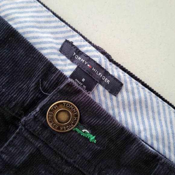 Tommy Hilfiger Size 8  Skirt Cord Navy - Picture 2 of 6
